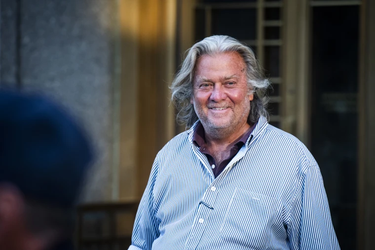 Steve Bannon encouraged RFK Jr to challenge Biden in 2024, report says.